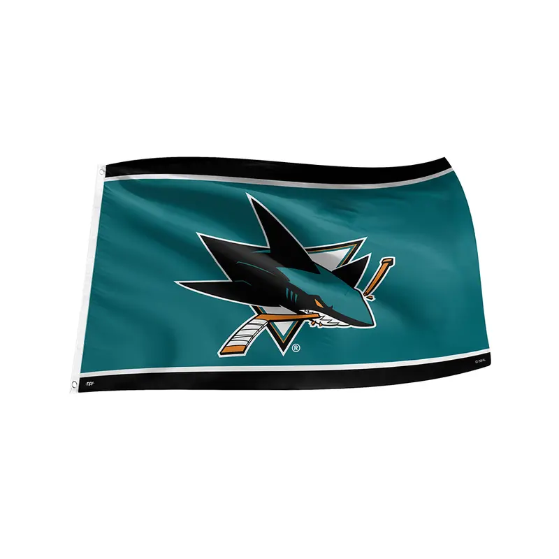 NHL San Jose Sharks 3x5 Flag with Grommets