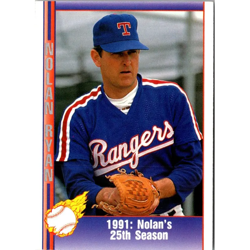 1991 Pacific Nolan Ryan Texas Express I Milestones Gold 25th Season #NNO