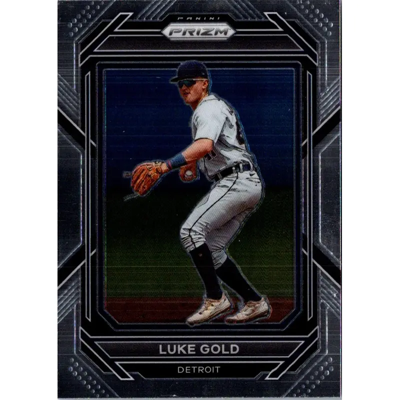 2023 Panini Prizm Blue Ice Luke Gold #80