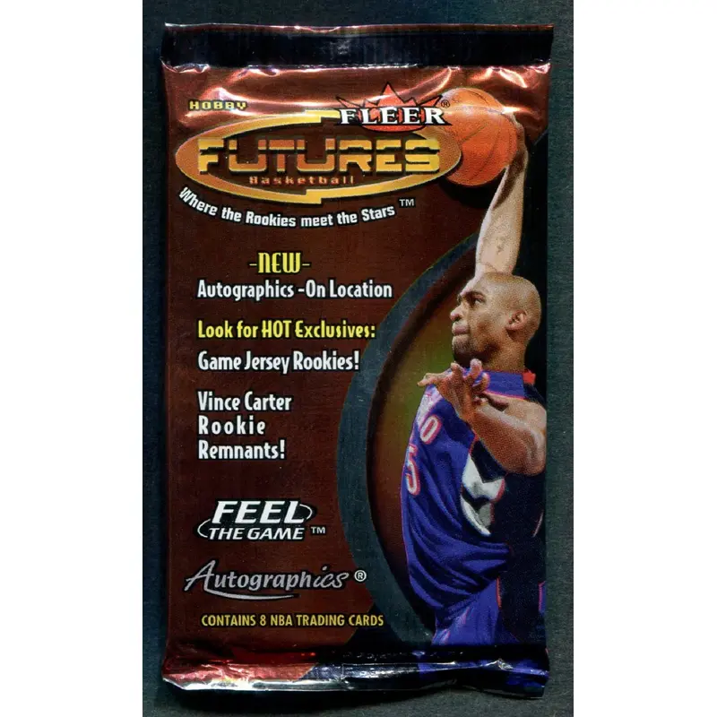 2000/01 Fleer Futures Basketball Unopened Pack (Hobby) (8)