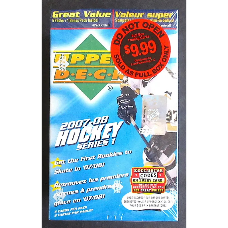 2007/08 Upper Deck Hockey Series 1 Blaster Box (6/5)