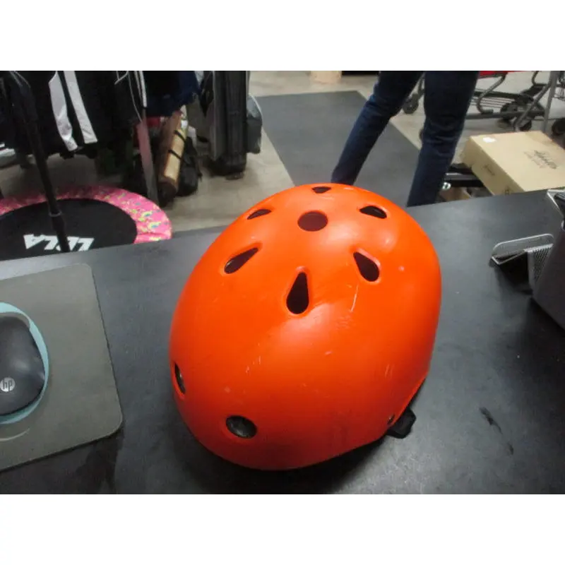 Used S1 Lifter Orange Skate Helmet Size Medium