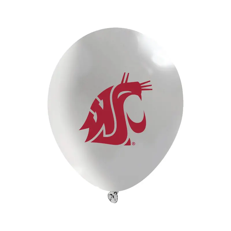 WSU Cougars 9" latex balloon 10 pk