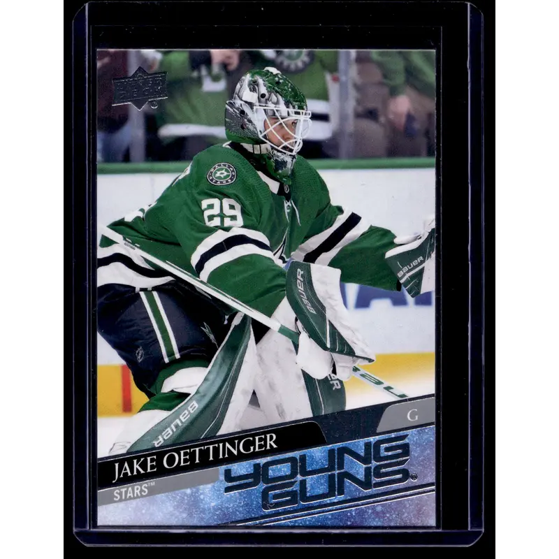 2020-21 Upper Deck - Young Guns - Jake Oettinger #246 RC