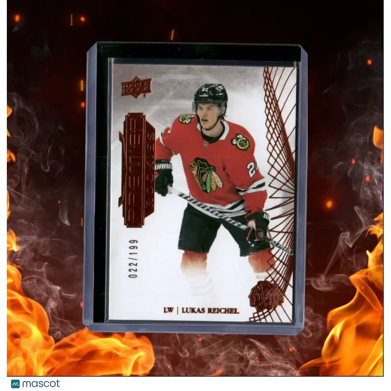 2022-23 Upper Deck Premier Lukas Reichel Bronze Rookie 022/199 #125