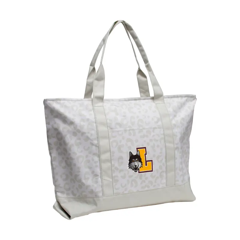 Loyola Lakeshore Leopard Pattern Tote