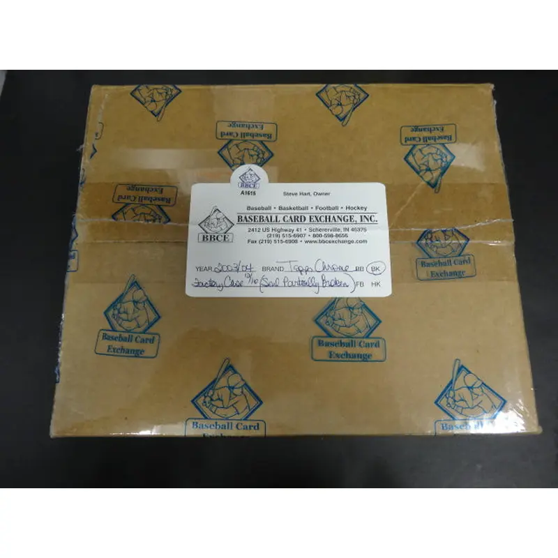 2003/04 Topps Chrome Basketball Case (Hobby) (10 Box)