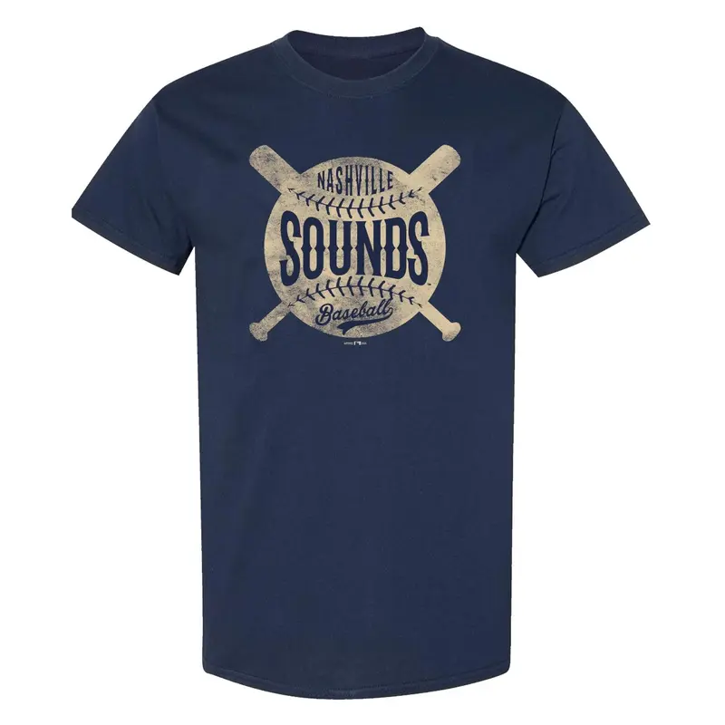 Nashville Sounds Navy Baseball Tee