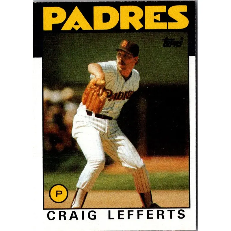 1986 Topps Craig Lefferts #244