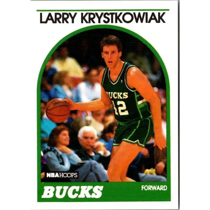 1989 Hoops Larry Krystkowiak #258 Rookie