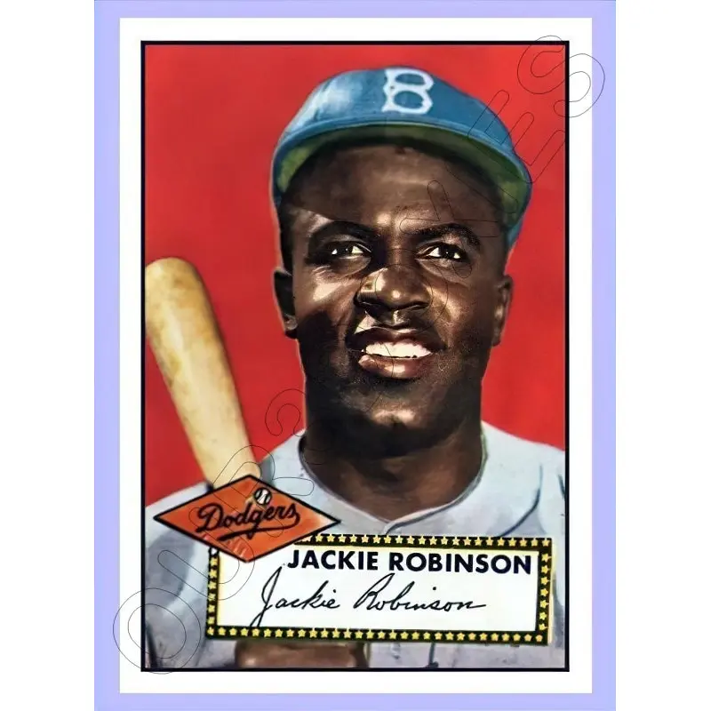 Jackie Robinson 1952 Topps Reproduction Card - 4035