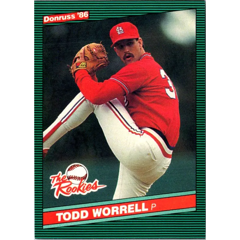 1986 Donruss The Rookies Todd Worrell #21
