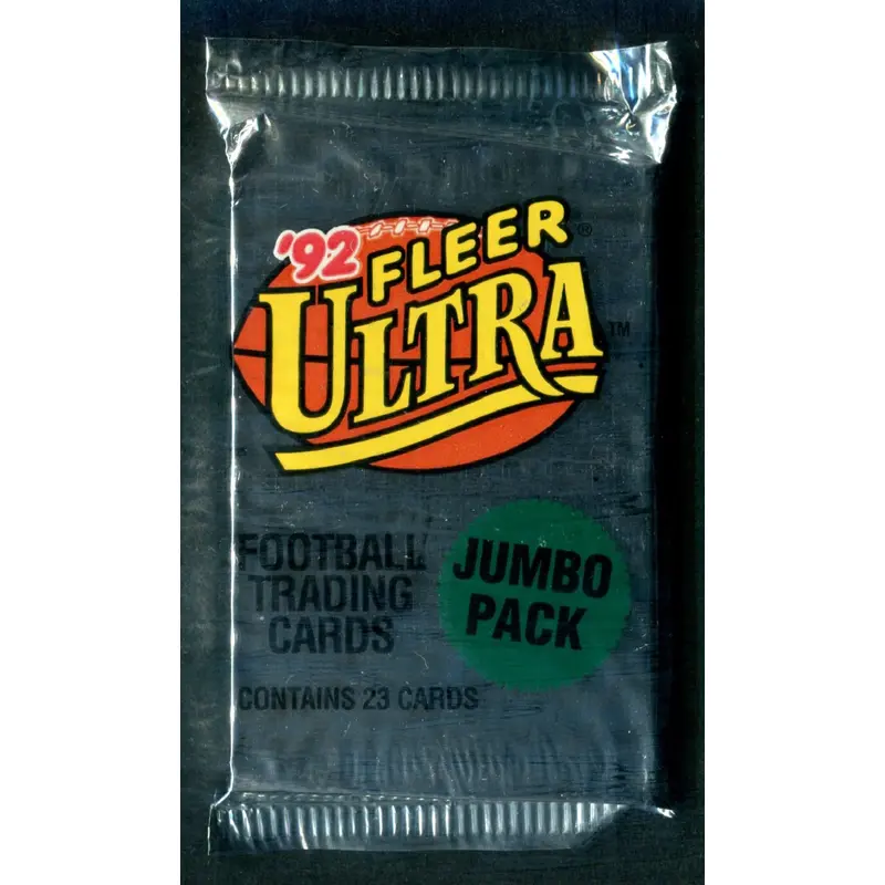 1992 Fleer Ultra Football Unopened Jumbo Pack (23)