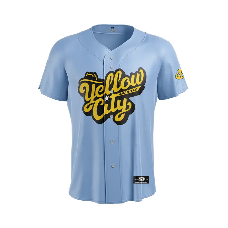 Amarillo Sod Poodles Blue Yellow City Pigweeds Jersey