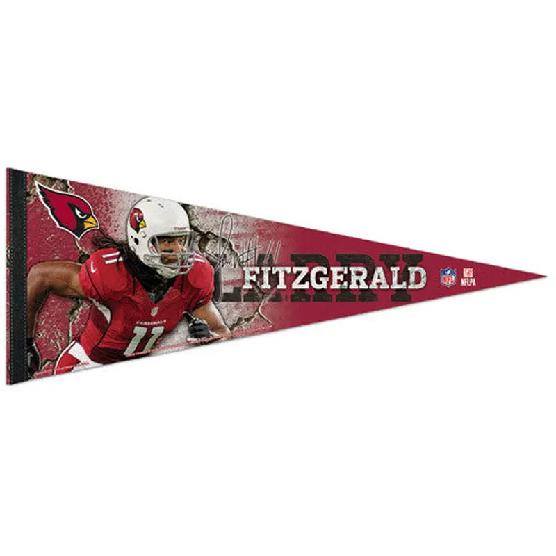 Larry Fitzgerald "Signature" Premium NFL Felt Collector's Pennant - Wincraft 2012