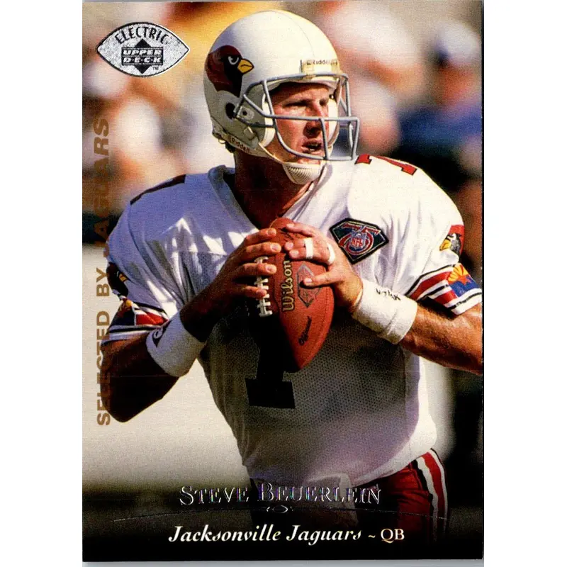 1995 Upper Deck Electric Silver Steve Beuerlein #284