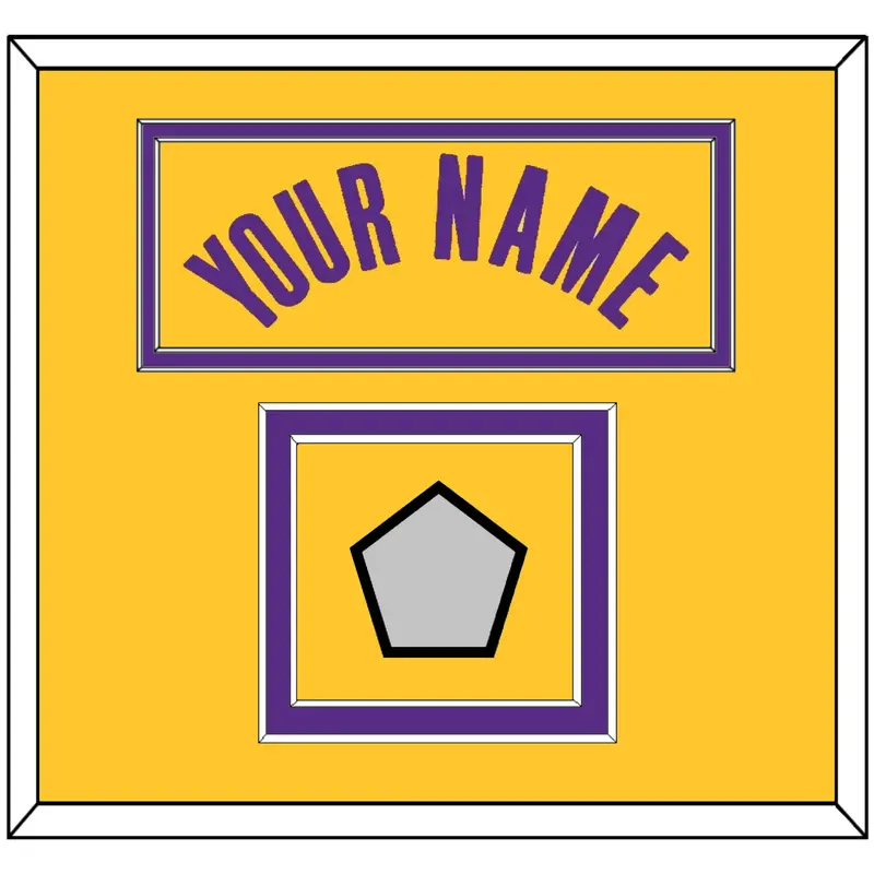 Los Angeles Name & Finals Patch - Yellow Icon - Double Mat 2