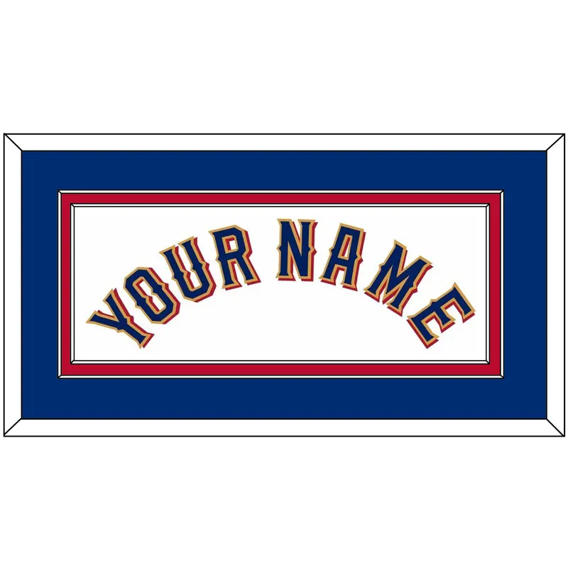 Texas Name - Home White - Double Mat 3