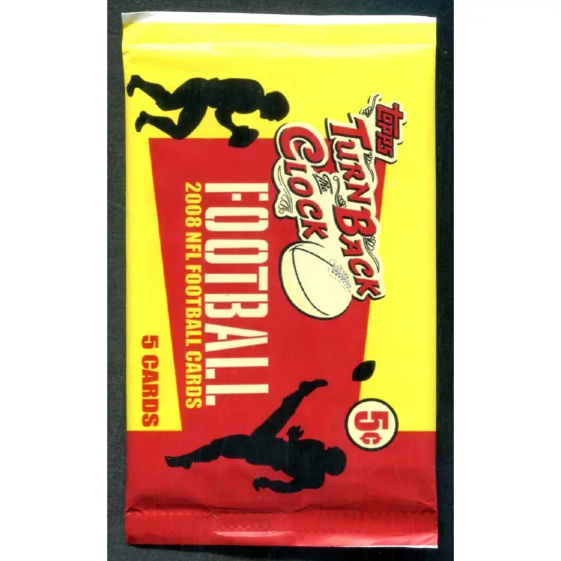 2008 Topps Turn Back The Clock Football Unopened Pack (Pre-Priced) (5)