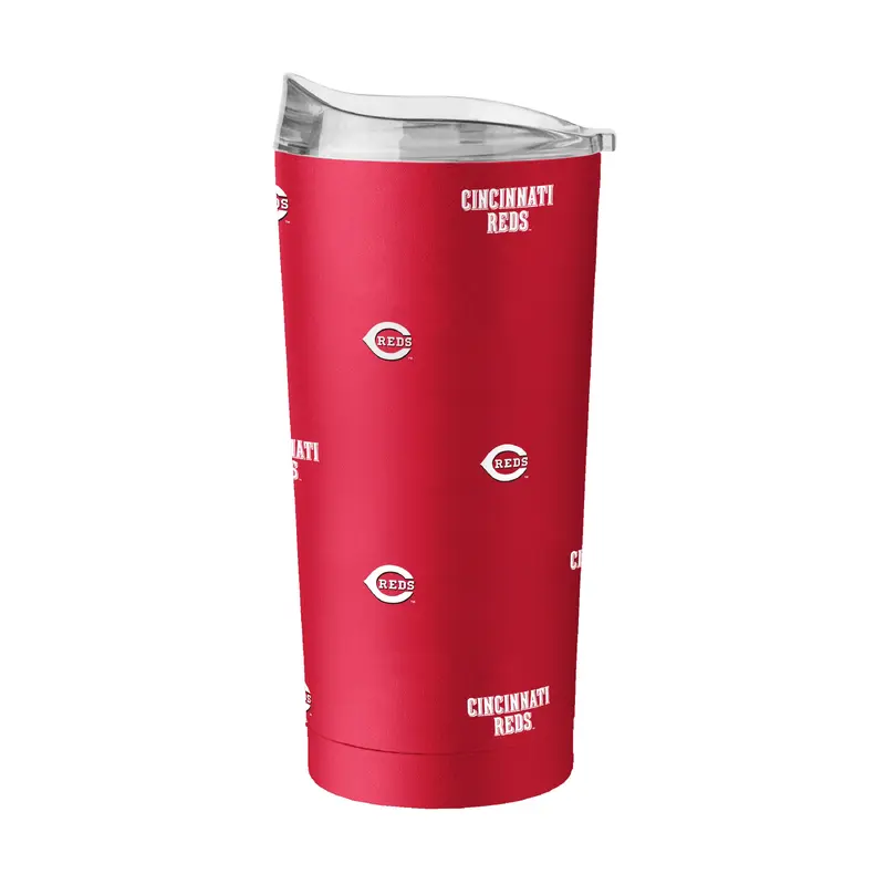 Cincinnati Reds 20oz Step And Repeat Powder Coat Tumbler