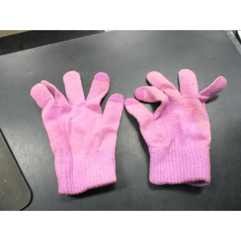 Used Pink Youth Wool Gloves