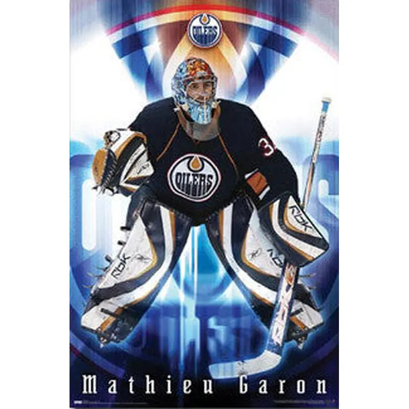 Mathieu Garon "Stopper" Edmonton Oilers Poster - Costacos 2008