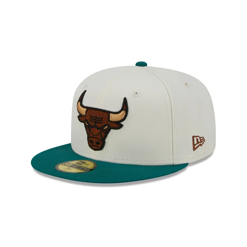New Era - 59Fifty Fitted Cap - CAMP - Chicago Bulls - White/Green