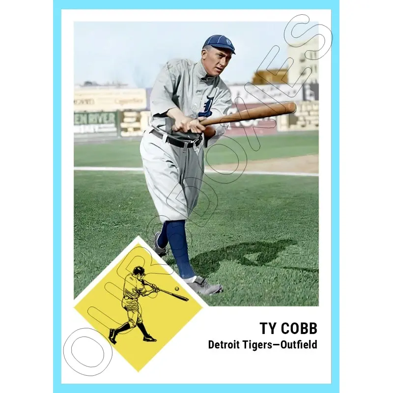 Ty Cobb 1963 Fleer Custom Card - 4319