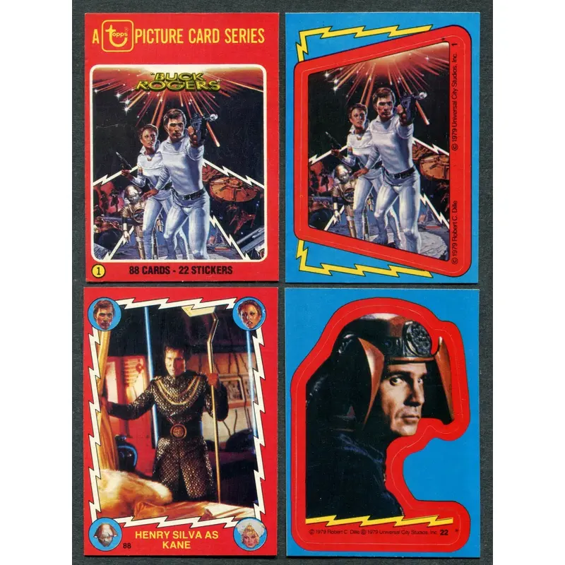 1979 Topps Buck Rogers Complete Set (w/ stickers) (88/22) NM NM/MT