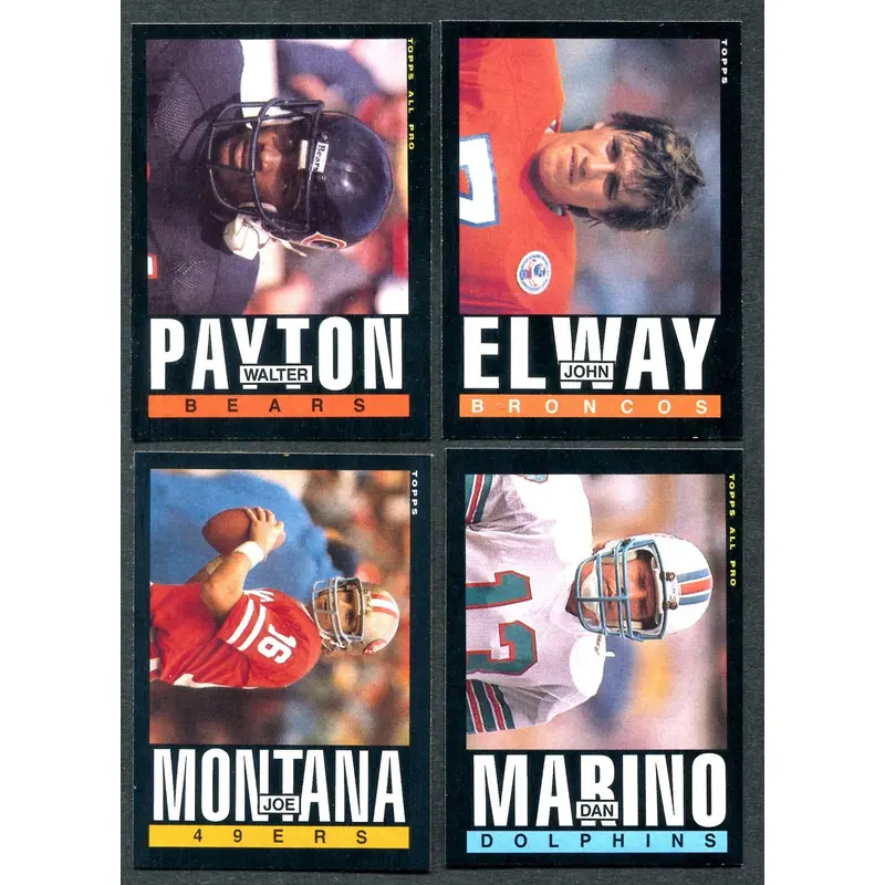 1985 Topps Football Complete Set EX NM (396) (24-491)