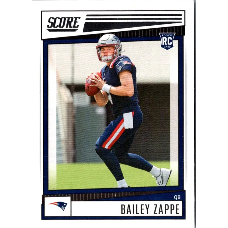 2022 Score Bailey Zappe #310 Rookie