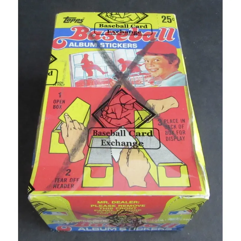 1983 Topps Baseball Album Stickers Unopened Box (BBCE)