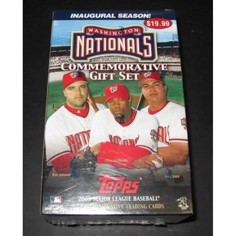 2005 Topps Baseball Washington Nationals Inaugural Season Factory Set