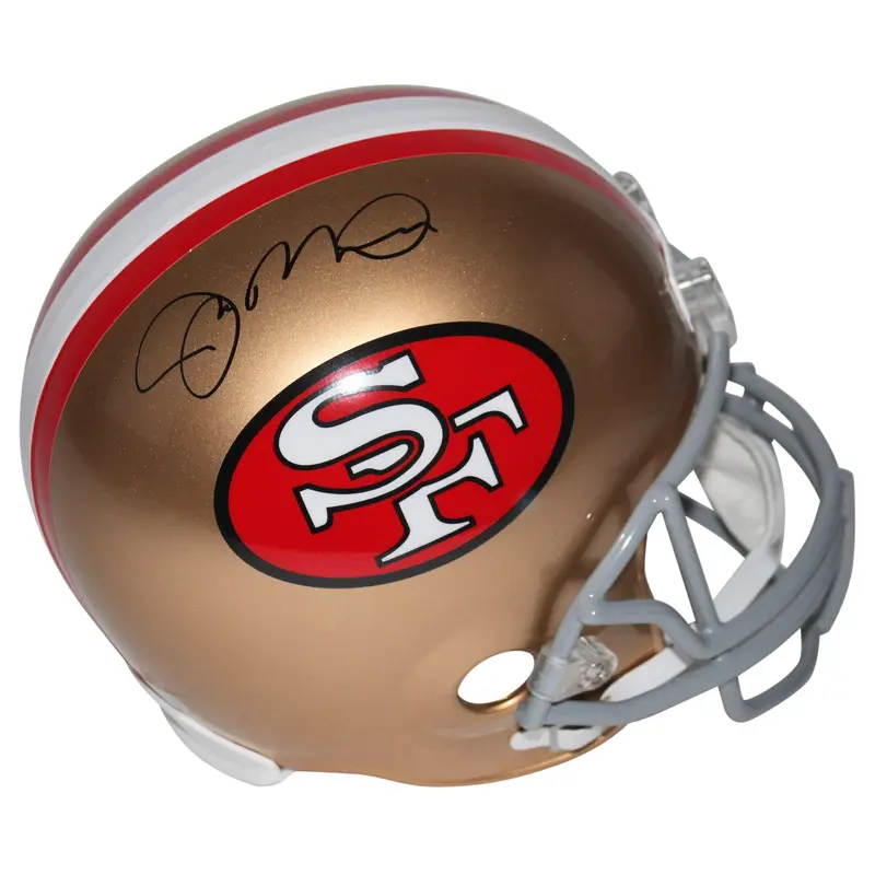 49ers Joe Montana Authentic Signed Full Size Rep Helmet BAS Witnessed