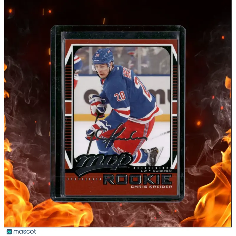 2012-13 Upper Deck MVP Update Chris Kreider Rookie #62