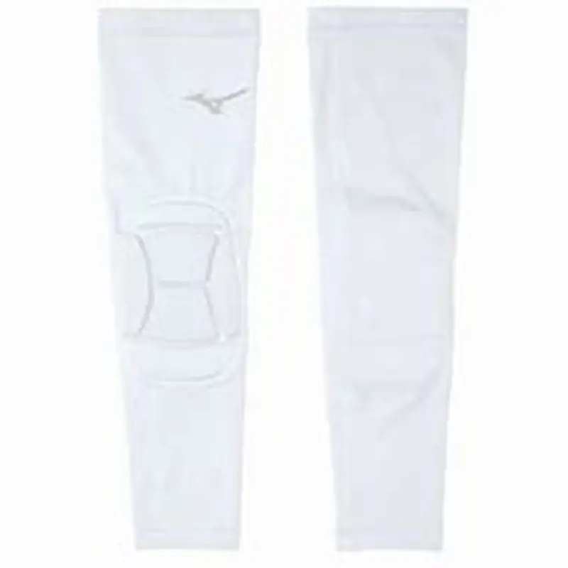 New Mizuno Volleyball Padded Elbow Sleeves Set of 2 Size L/XL - White
