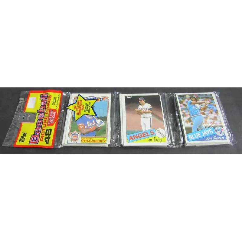 1985 Topps Baseball Unopened Rack Pack (Authenticate)