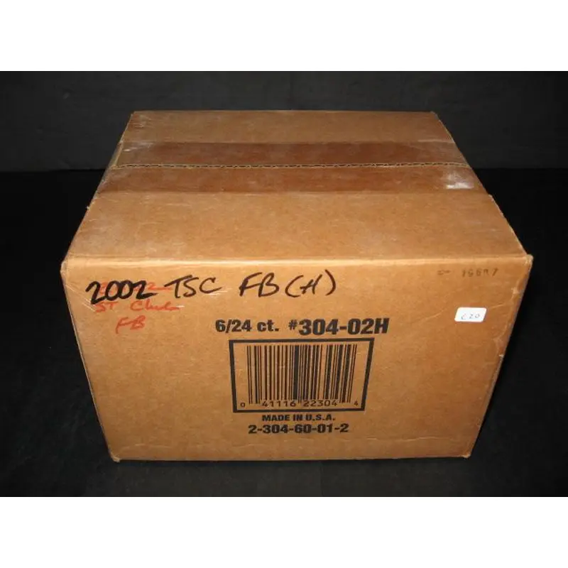 2002 Topps Stadium Club Football Relic Edit Case (Hobby) (6 Box)