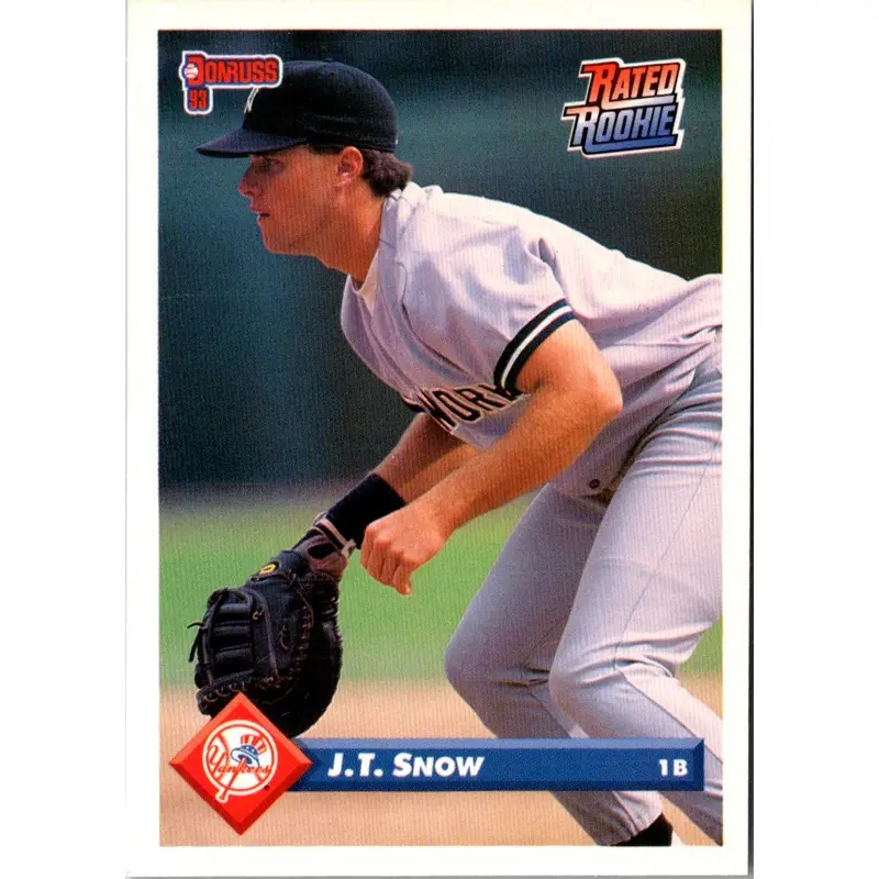 1993 Donruss J.T. Snow #110 Rookie