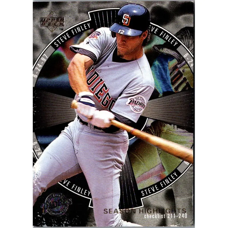 1998 Upper Deck Steve Finley #251