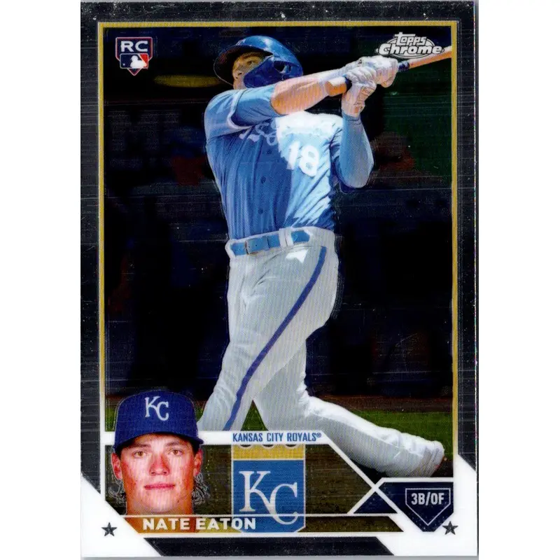 2023 Topps Chrome Nate Eaton #96 Rookie