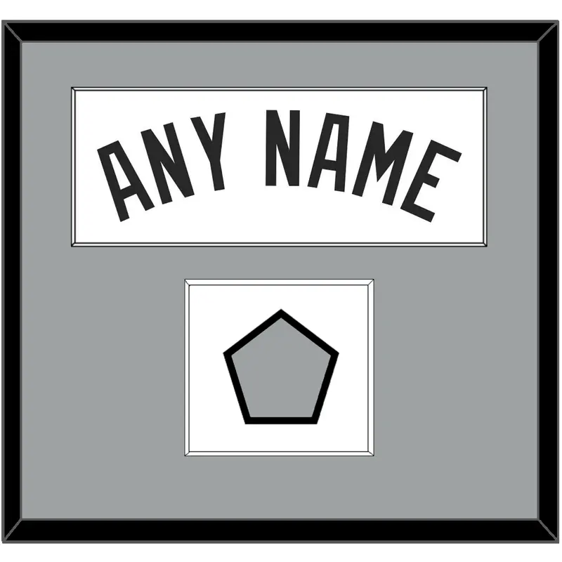 San Antonio Name & Champions Patch - Home White (1989-2002) - Single Mat 2