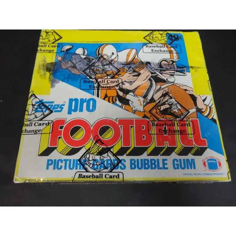 1983 Topps Football Unopened Cello Box (BBCE) (X-Out)