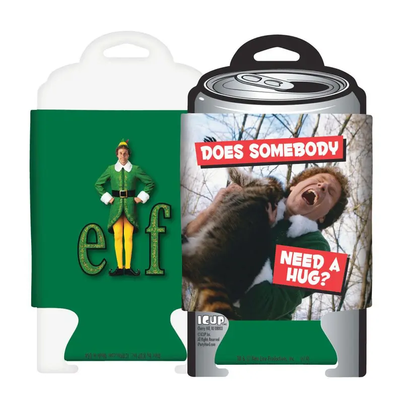 Elf - Need a Hug Can Cooler