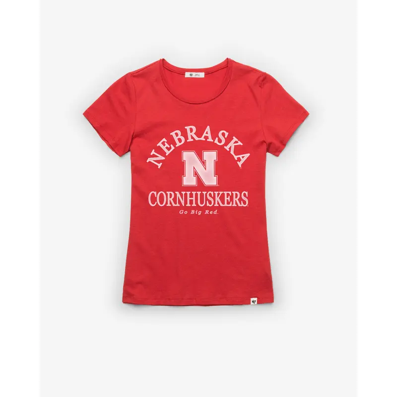 NEBRASKA CORNHUSKERS FRESH START '47 FRANKIE TEE WOMENS