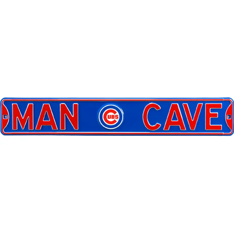 Chicago Cubs "MAN CAVE" Authentic Street Sign