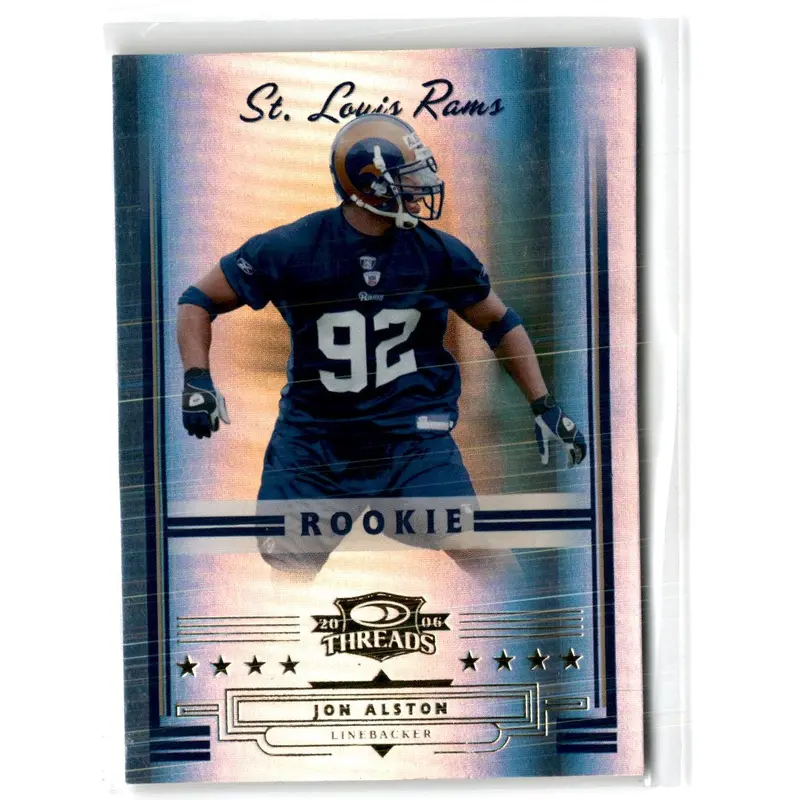 2006 Donruss Threads Retail Rookies Jon Alston #201 431/999