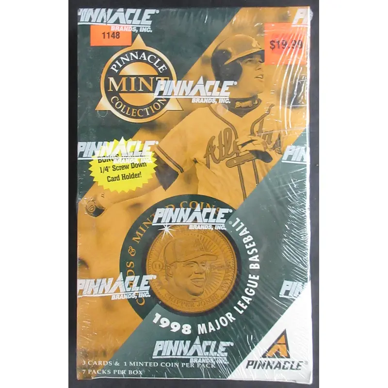 1998 Pinnacle Mint Collection Baseball Blaster Box (7/3+1)