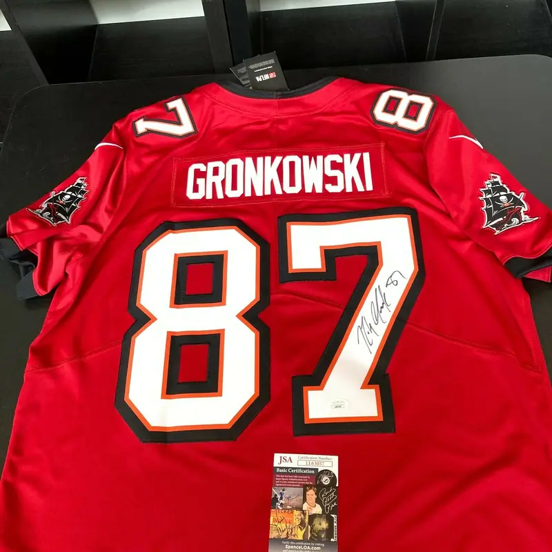 Rob Gronkowski Signed Authentic On Field Nike Tampa Bay Buccaneers Jersey JSA