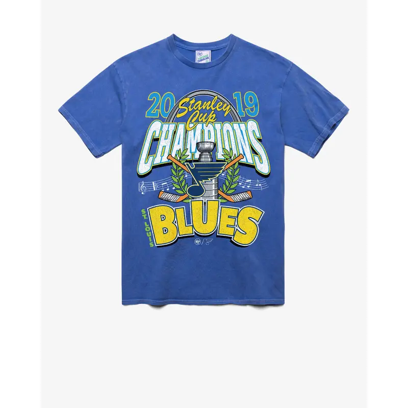ST. LOUIS BLUES VINTAGE STANLEY LOCKER VINTAGE '47 TUBULAR TEE